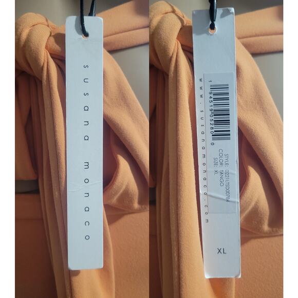 Susana Monaco x Revolve High Neck Low Back 40" in Tango Size XL NWT - Picture 9 of 12